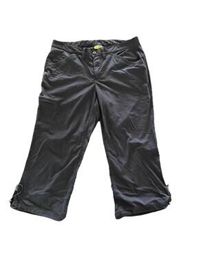 Eddie Bauer Women’s Hiking Capri Pants Sz 8 Stretch Outdoors Nylon/Spandex VGC